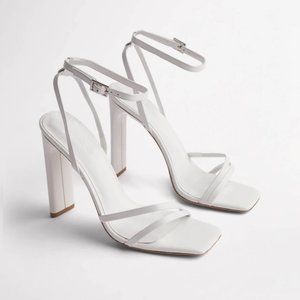 Tony Bianco Fiance Milk Capretto Heels
